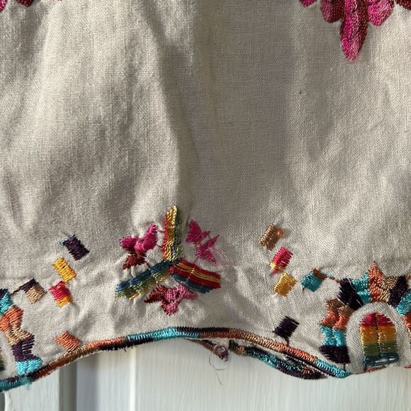 Corey Lynn Calter Multicolor Embroidered A-Line Skirt - Picture 3 of 11